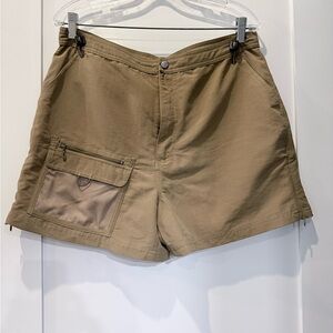 Womens Sportif Utility Khaki Shorts